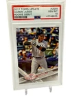 2017 Topps Update Aaron Judge #US99 Rookie Debut PSA 10 GEM MINT RC Rookie Card