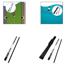 Pool Cue Wooden Professional Fashion 146cm Two Section 13mm Tip Billiard Cue