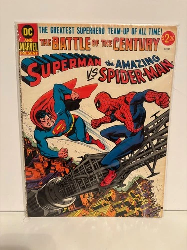 SUPERMAN VS AMAZING SPIDER-MAN - 1976 - DC and Marvel Treasury Edition VF-NM