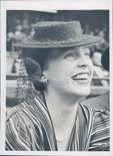 1941 Photo Press Flora Wright Beautiful Woman London England Daughter General