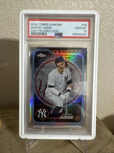 2024 Topps Chrome - Aaron Judge #50 Refractor Psa 10 SSP Low Pop