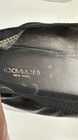Coach Chelsea Chelsey Black Leather Ballet Flat Strap Logo 10B Comfort — photo 9