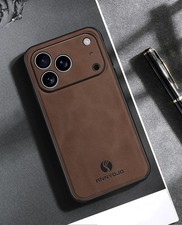 For iPhone 18 Pro Max 17e 16 15 14 13 Case Luxury Leather Shockproof Back Cover — image 14