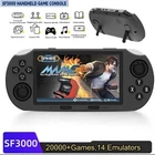 SF3000 Handheld Retro Gaming Console,Video Emulator Console IPS With 20000 Games