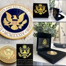 SEC-UNITED STATES SECURITIES AND EXCHANGE COMMISSION-Challenge Coin With Case