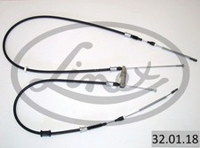 Bremsseil Seilzug Feststellbremse LINEX 32.01.18 für OPEL ASTRA CC T92 F08 M08
