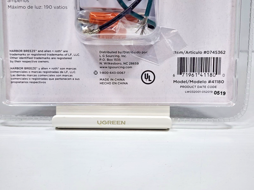 Harbor Breeze- Universal Ceiling Fan & Light Wall Control 0745362 White New - Picture 7 of 10