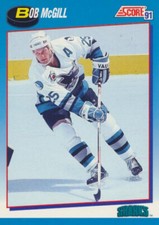 1991-92 Score Canadian French #560 BOB McGILL - San Jose Sharks