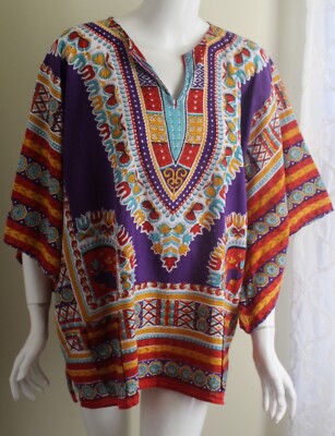 Gypsy Rose OS XS S M L Ethnisch Vintage Boho Hippie Festival Indien Hemd