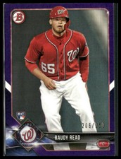 Raudy Read #20 2018 Bowman Purple 206/250 Rookie