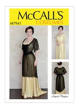 McCall's M7941 Sewing Pattern - Misses' Downton Abby 1900s Dress Costume