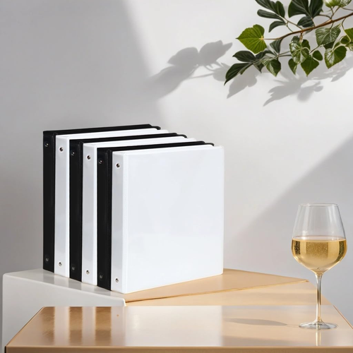 1 Inch Binders with 2 Interior Pockets,1" 3 round Ring Binder - Picture 5 of 12