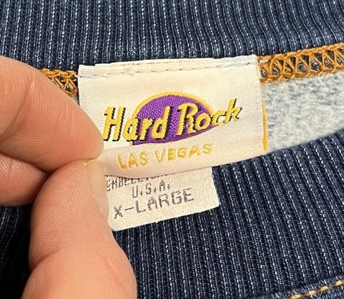 Hard Rock Hotel Las Vegas Bluza z okrągłym dekoltem Haftowana XL - Zdjęcie 3 z 7