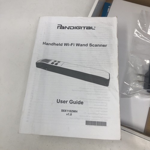 Pandigital Handheld Wand Scanner Red S8X1103RD with WiFi Scan White Tested LN - Picture 14 of 23