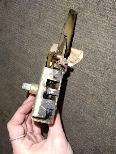 SLIDING DOOR LATCH HANDLE MECHANISM VW VANAGON T3 80-91 SLIDER - 251 843 654 D - Picture 7 of 7
