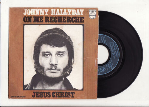  SP JOHNNY HALLYDAY-ON ME RECHERCHE-IMPJAT-PHILIPS--FRENCH - Picture 1 of 2