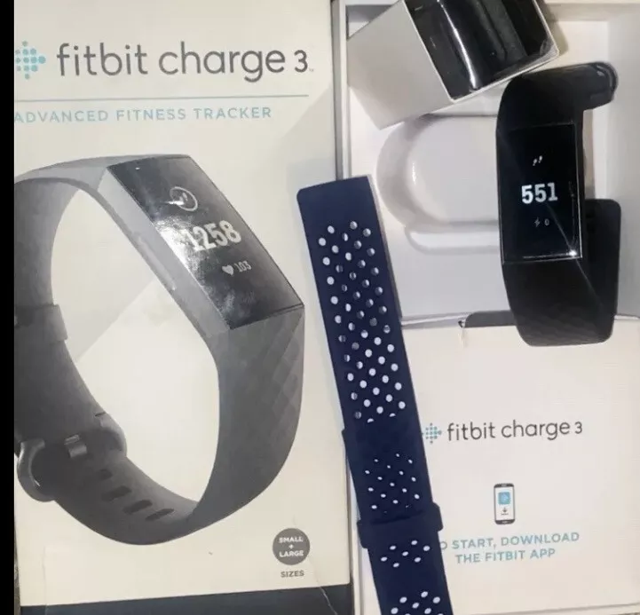 Fitbit 3 Activity+Sleep Tracker IOB 2 bands &amp; showroom model 811138030940 | eBay