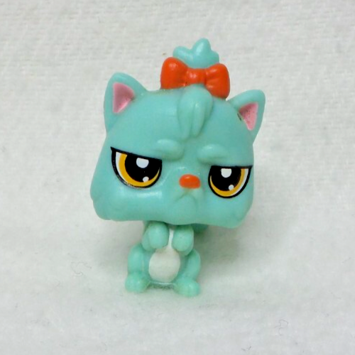 LITTLEST PETSHOP LPS #2512 Hasbro Chat Chaton Cat Ketten Kitty Jaune Yeux Violet EUR 12,00 - FR