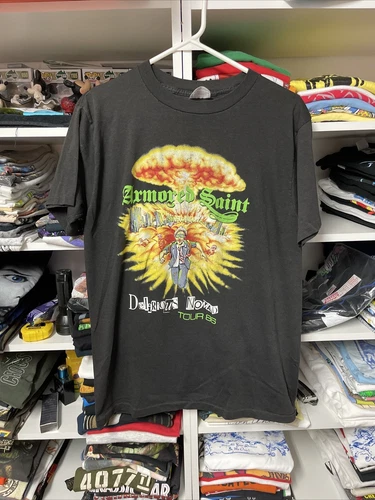 80s ARMORED SAINT Delirious Nomad tour concert 1980s vintage concert t-shirt, vintage, single stitch, B+ condition