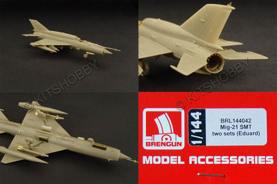 Brengun Models 1/144 Mikoyan MiG-21 SMT Fishbed Photo Etch Update Set (144042)