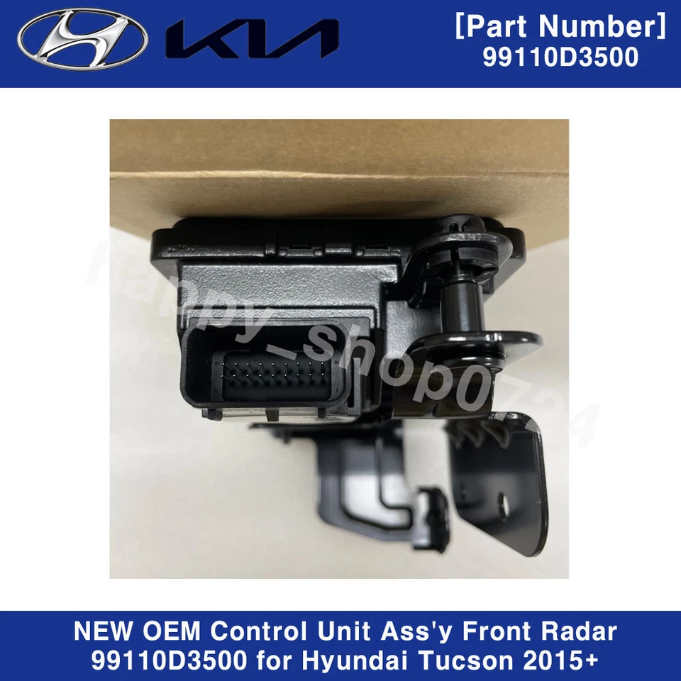 NOVO Radar Frontal Ass'y Unidade de Controle Fabricante de Equipamento Original 99110D3500 para Hyundai Tucson 2015+ - Imagem 4 de 4
