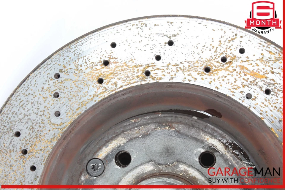 05-07 Mercedes W203 C230 Husillo Trasero Derecho Nudillo con Disco Rotor Freno Perforado Foto 3 de 4