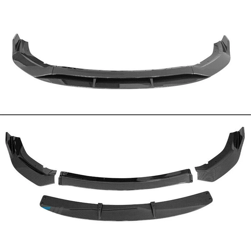 Parachoques delantero divisor de labios para Dodge Charger SRT Hellcat Scat Widebody 2020-2022 Foto 3 de 4