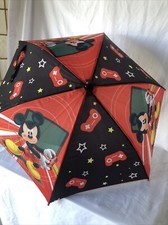 Disney Mickey Mouse Gamer Umbrella Red  Black- Small Kid Umbrella 28 Inches