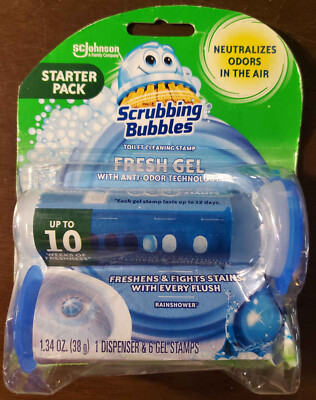 Scrubbing Bubbles Fresh Gel Toilet Bowl Cleaning Starter Pack 1.34 Fl Oz