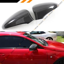 FOR 2013-18 LEXUS MODELS DIRECT ADD-ON CARBON FIBER SIDE MIRROR COVER CAPS PAIR