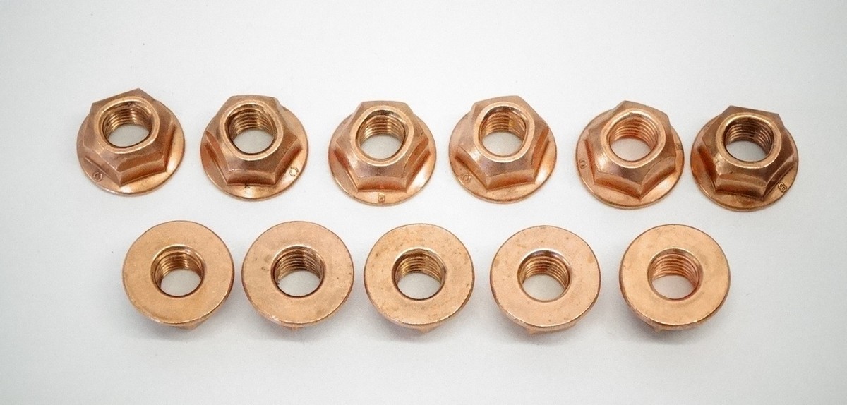 Datsun 240Z 260Z 280Z ZX Copper Exhaust Manifold Flange Nut M8 L24