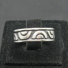 Plain Stylish Sterling Silver Ring Genuine Solid 925 Band Handmade Empress