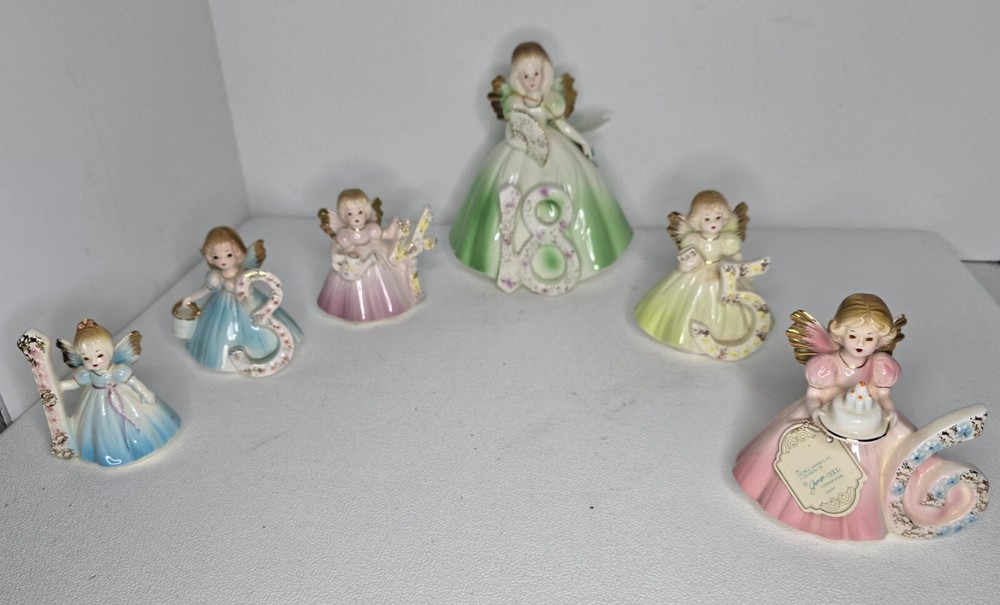 Josef Originals Applause Birthday Girl Angel Figurine Age: 1,3,4,5,6,7,8,9,13,18
