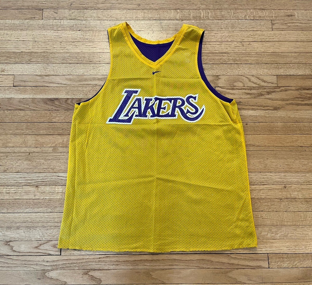 専用Lakers Reversible Practice Jersey XL Los Angeles Lakers Vintage 90's Nike Reversible Practice