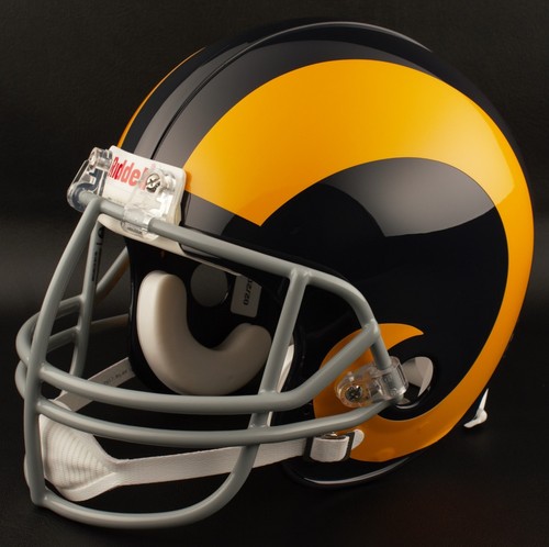 LOS ANGELES RAMS NFL Schutt NOPO Football Helmet Facemask / Faceguard - Picture 4 of 4