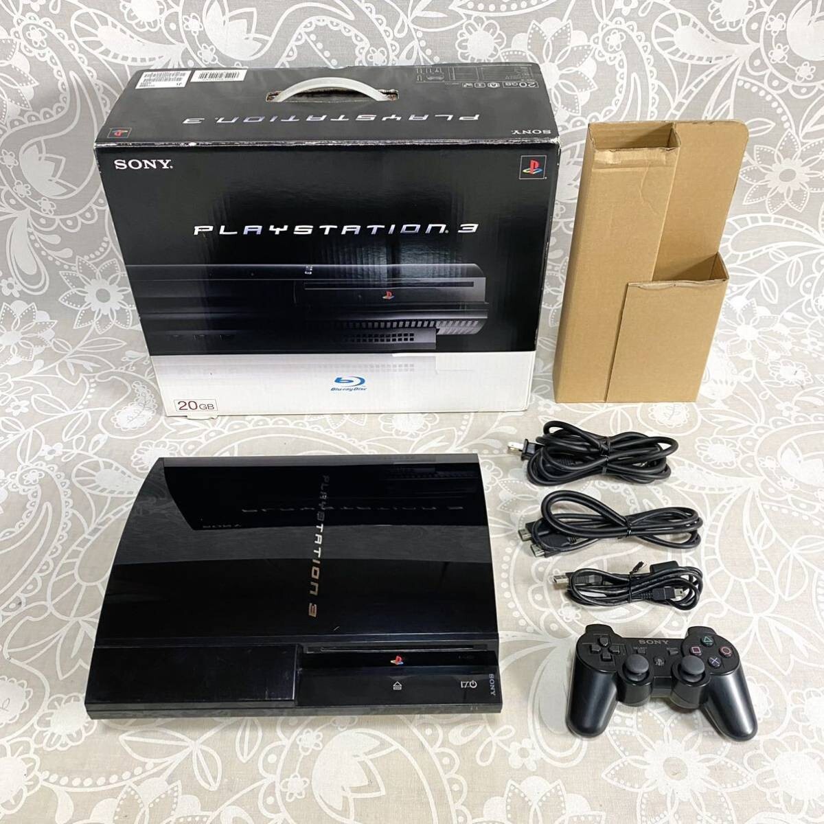 PlayStation3 PS3 Console 20GB Black Japan CECHB00 Sony Plays all PS1