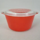 Pyrex Celtic Floral Hearts Scroll 473 1Qt Dish With Lid USA VTG