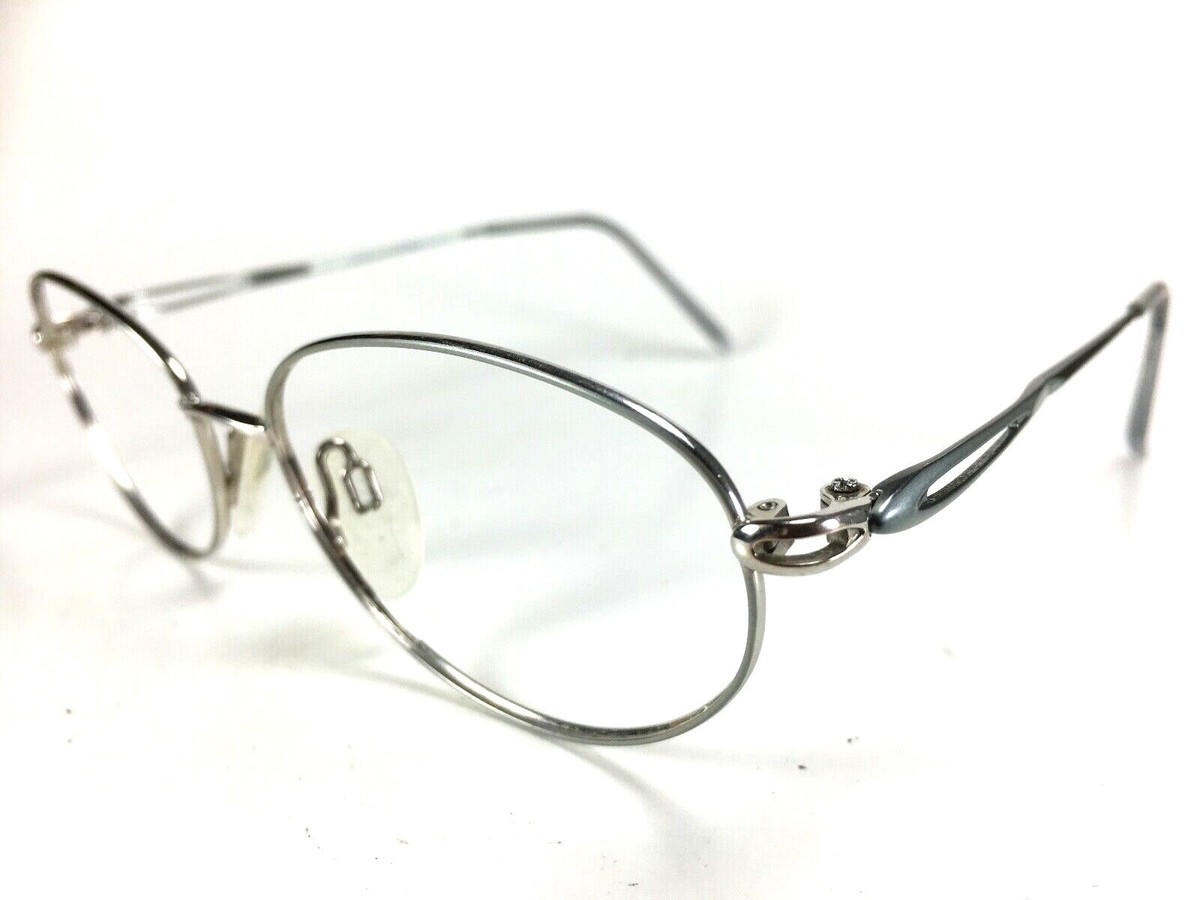 Charmant CH8256 B-Titanium Eyeglasses Frame Color BL 54-17-140 | eBay