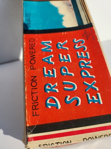 Tin toy ORIGINAL BOX ONLY!! 1950's Daiya-Japan FUIJAMA TOKYO BULLET TRAIN nice. - Imagen 2 de 14