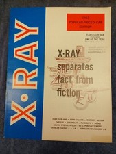 Original AMC 1963 Rambler X-Ray Comparison Dealer Brochure Catalog