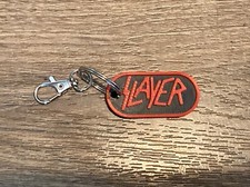 SLAYER Keychain Key Ring, Metal, Reign in Blood Exodus, Testament, Megadeth
