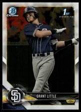 2018 Bowman Chrome Draft #BD-110 Grant Little San Diego Padres Baseball Card