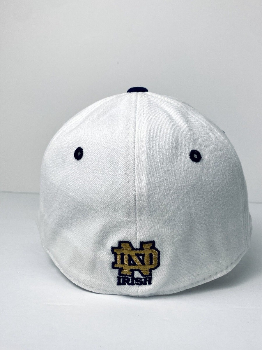 Vintage Notre Dame Fighting Irish Hat SnapBack Rare Top The‎ World  Clover White s-l1200.jpg main image 4