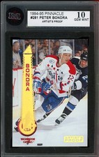 1994-95 Pinnacle #281 Peter Bondra Artist's Proof KSA 10 Gem Mint