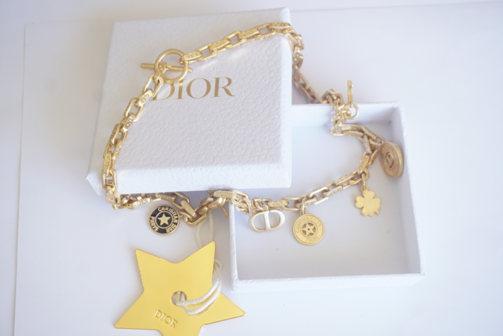 100% Authentic Christian Dior Necklace with Original Box