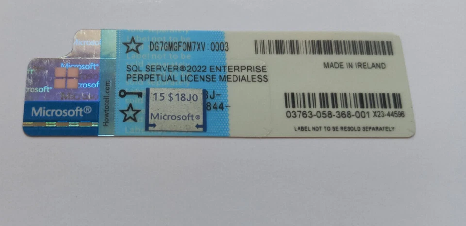 Microsoft SQL Server 2022 Enterprise 96 Core License Unlimited CALs Authentic - Image 2 of 4