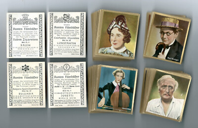 1935 Bunten Filmbilder (Colored Film Pictures) Film Star Tobacco Card, You Pick