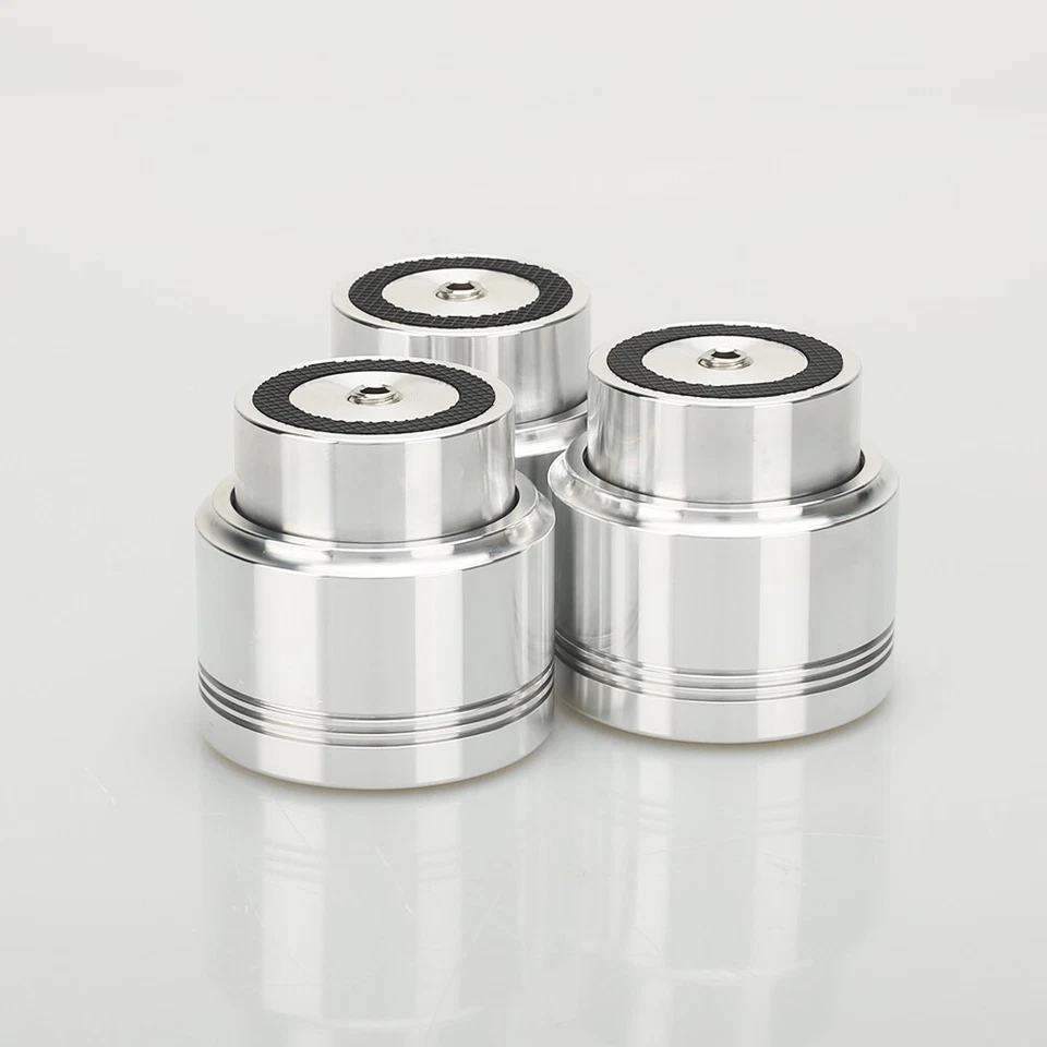 4x Aluminium Isolation Stand Füße Pad für Lautsprecher Verstärker Plattenspieler - Bild 4 von 4