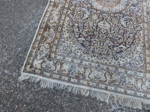 Orientteppich Teppich Perserteppich Antik Seide Brücke Vintage 157 x 92 K24 - Bild 9 von 15
