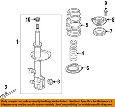 NISSAN OEM 11-25 LEAF Front Suspension Struts Components-Strut Nut 54588ED00C